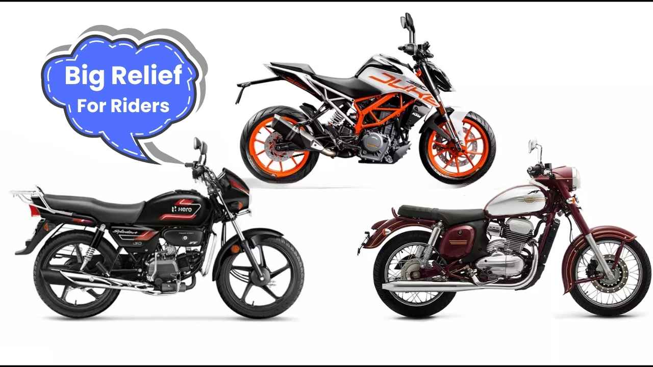 2 Wheelers to Get Cheaper After New GST Cut